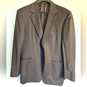CANALI MADE FOR KOSITCHECK'S MADE IN ITALY BLACK/BROWN STRIPPED BLAZER SIZE 50R